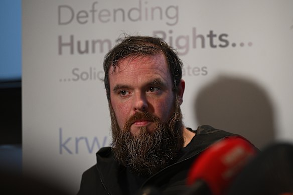 Paul Wilson, whose father Thomas Emmanuel Wilson was killed by the IRA in 1987.