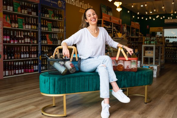 Entrepreneur Irene Falcone founded online beauty retailer Nourished Life before setting up Sans Drinks in 2020.