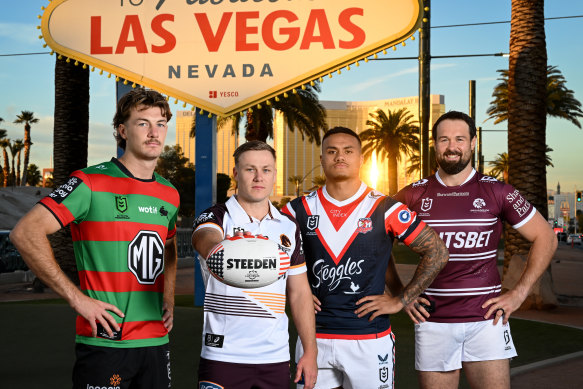 The NRL kicks off the season with a double-header in Las Vegas in March.