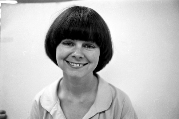 Geraldine Brooks during her reporting days at the Herald.