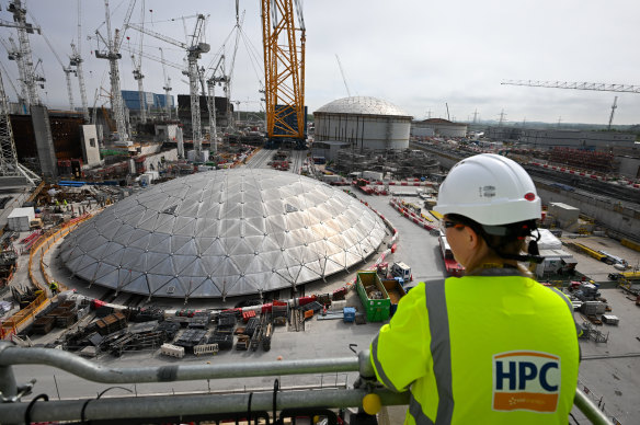 The Hinkley Point C nuclear plant, under construction in Britain, is that country’s first in two decades.