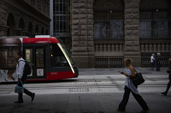 Sydney’s CBD has been severely affected by the pandemic.