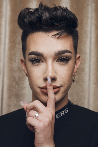 American internet personality, make-up artist, and model James Charles.