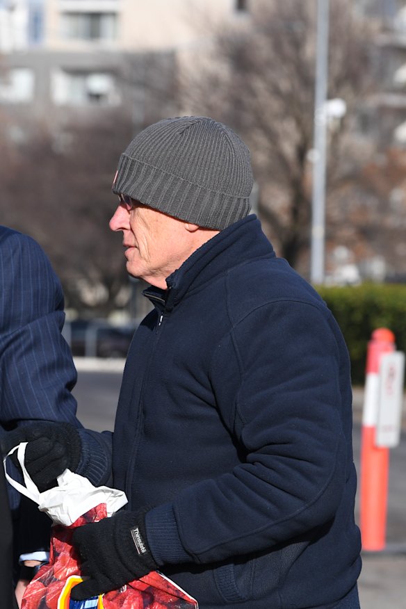 David Eastman arrives at the Supreme Court.