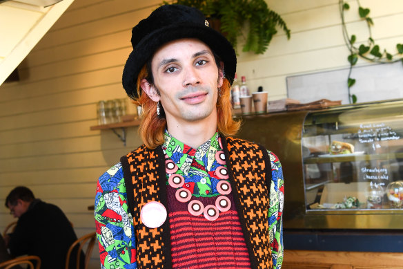 Cafe worker Marc Dean is unusual in that he is paid full award wages.