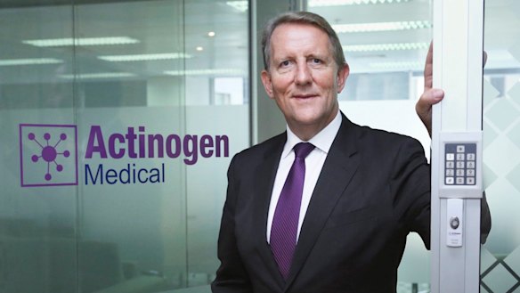 Dr Bill Ketelbey, who originally trained as a neurosurgeon and is now testing a treatment for Alzheimer's.