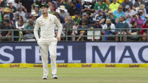Bancroft was seen to hide the object down the front of his underpants before walking over to the umpires.