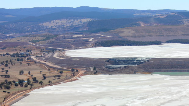 Newcrest said there had been a 'limited breakthrough of tailings material ... at the Cadia northern tailings dam embankment.