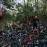 Road to ruin for dumped bikes