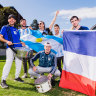 ‘Football is life’: Noisy all-nighter ahead for French and Argentinian fans watching World Cup final