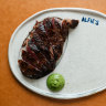 Sirloin steak.