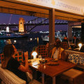 Sails overlooks Lavender Bay, Luna Park, the bridge and beyond.