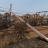 Fire damage shuts Blue Mountains line to electric trains for months