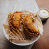 Swordfish empanada.
