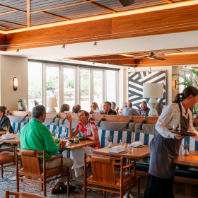 The interiors have a Mediterranean look and feel. 