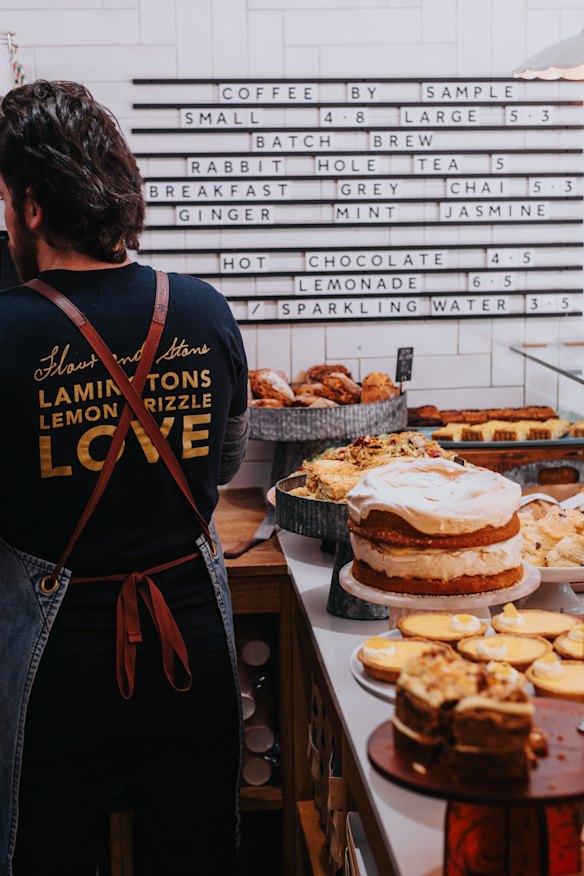 Lamingtons are such a Flour & Stone signature, they are mentioned on staff uniforms.