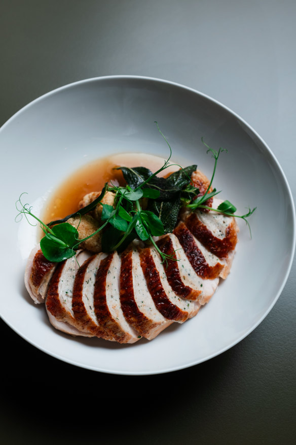Chicken ballotine.