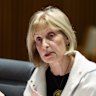 Jillian Segal, Special Envoy to Combat Antisemitism, during a Senate estimates hearing on Thursday.
