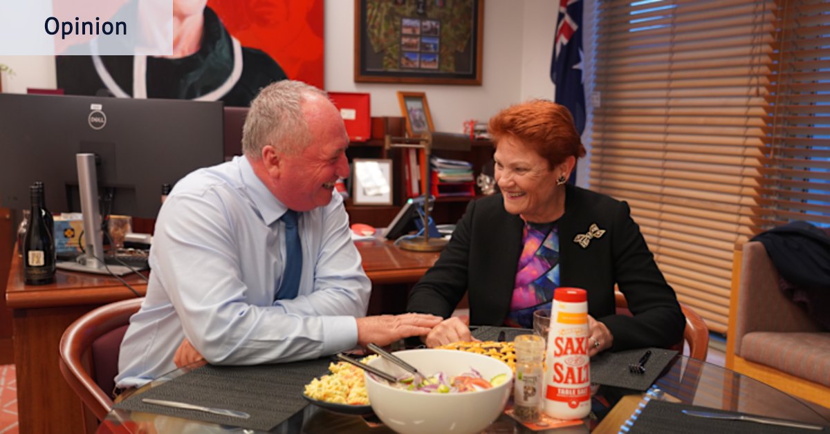 You’re a Nat. You’re tempted to jump ute to One Nation. We’re here to help