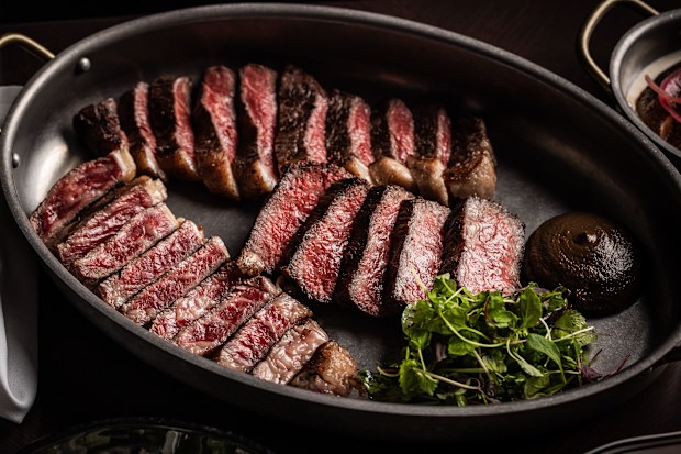Wagyo steak from The Steakhouse