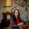 Sharon Kelsey at pictured at her Adelaide home in 2022.