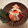 Elka Sushi's chirashi don.