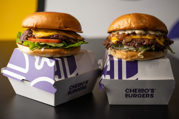 Chebbo-Style (right) and The Classic burger.