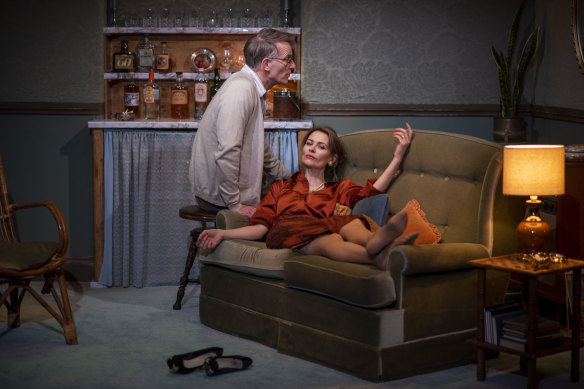 David Whiteley as George and Kat Stewart as Martha in the company’s original production in November 2023.