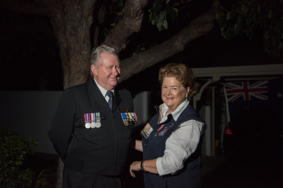 Navy veterans Elaine and Lloyd Blake 