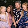 Chontaine and Landis Adair with daughters Paisley, 7, and Xanthie, 6.