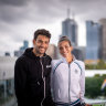 Power couple sideline tennis talk before Australian Open campaigns