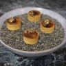 A chef at Vow’s factory in Alexandria has prepared a dish made of a pastry shell, Forged Parfait and a brulee topping.