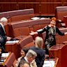 One Nation leader Pauline Hanson.