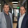 CBA group executive technology Gavin Munroe and chief executive Matt Comyn are in Seattle this week to launch the Tech Hub.