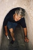 Henric Nicholas at Ku Chi Tunnels in Vietnam, 1993. 