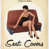 Bernice Kopple advertises seat  covers in the 1950s