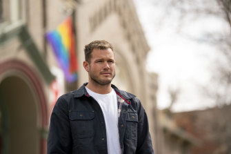 American football play Colton Underwood, a closeted gay man who went on to appear in The Bachelor.