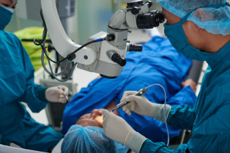 Older people who received cataract surgery were less likely to experience a fall or injury.