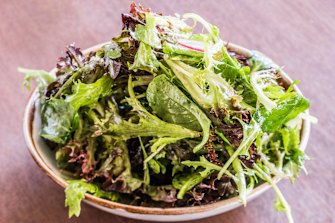 Don’t forget the green salad.