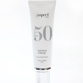 Aspect’s Sun Hydrating Face SPF50+.