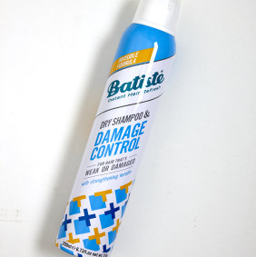Batiste Dry Shampoo & Damage 
Control, $13.