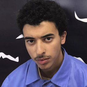An undated photo of Hashem Abedi issued on Wednesday by the Special Deterrence Force in Libya.