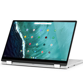 The Asus Flip C434, one of the Chromebooks arriving in Australia on Wednesday.
