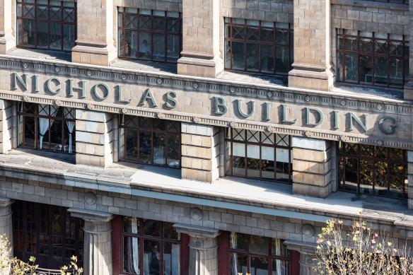 The Nicholas Building at 37 Swanston Street is home to creatives and crafters.