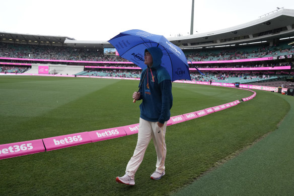 Recalled Australian batsman Matthew Renshaw at the SCG on Friday