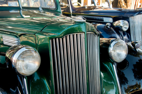 A vintage Packard in Napier.