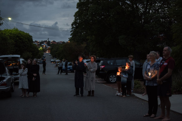 Last year, during WA’s soft lockdown, residents lit flames of remembrance in their driveway to honour their fellow servicemen and women.
