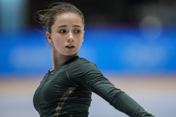 Russian skater Kamila Valieva.