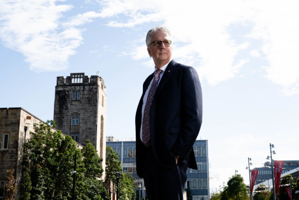 University of Sydney vice chancellor Mark Scott has criticised the government’s plans for more intensive development in the city’s inner south.