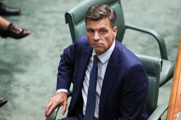 Opposition Leader Angus Taylor.
